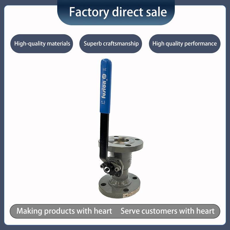 qingtang One piece flanged floating ball valve311FR020R01L1HTAF（Price consulting customer service）compact design,all-in-one molding