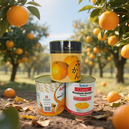 huayushipin canned mandarin oranges(sugar water, water, fruit juice)（Specific prices consult customer service）No Preservatives Whole Fruit