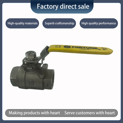qingtang Two-piece threaded ball valve328TF010F20A1DRAF（Price consulting customer service）precision machining,Pressure and damage resistance