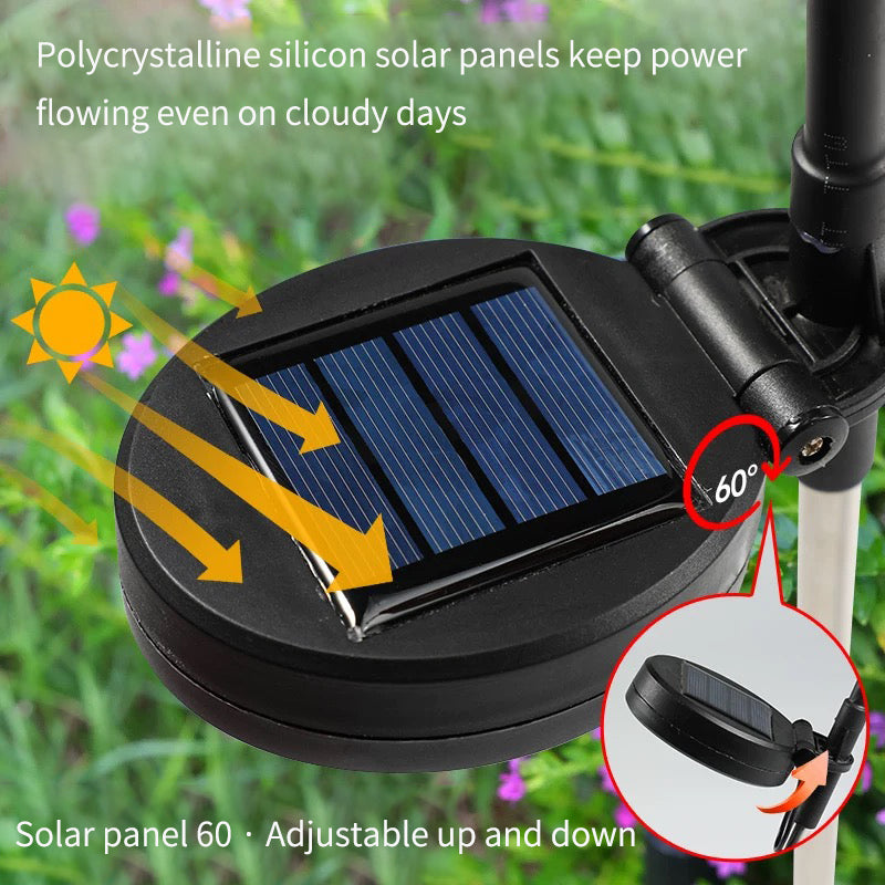 yinhendengshi Solar Ground Plug Constant Bright with Flashing Firefly Lights（100pcs/box）Charged by sunlight  0 charge