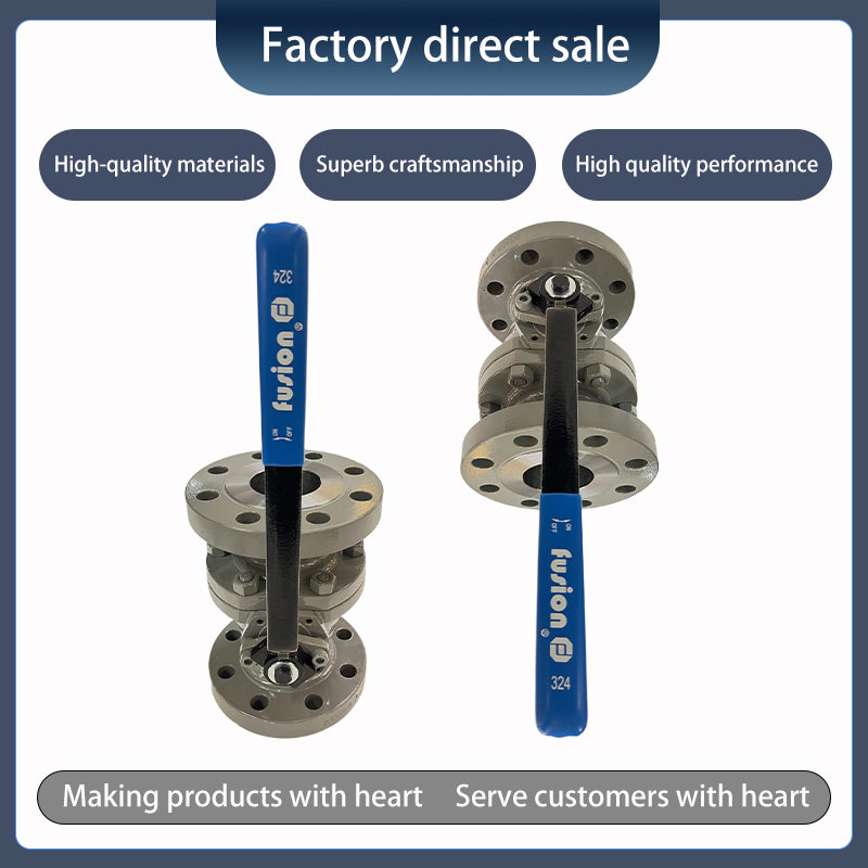 qingtang Two-piece flanged floating ball valve324FR030F03L1HTAF（Price consulting customer service）low voltage,Flexible opening and closing