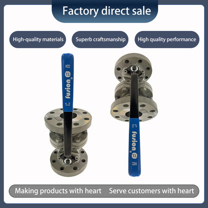 qingtang Two-piece flanged floating ball valve324FR030F03L1HTAF（Price consulting customer service）low voltage,Flexible opening and closing