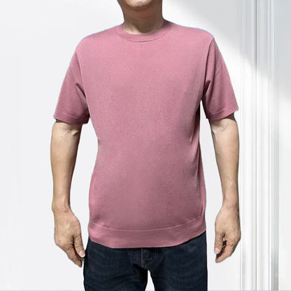 jiaoyifushi  Mens Crew Neck Short Sleeve Pullover（Price Enquiry  Starting from 100） Cotton Breathable  Casual Versatile