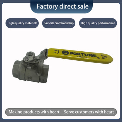 qingtang Two-piece threaded ball valve328TF010F20A1DRAF（Price consulting customer service）precision machining,Pressure and damage resistance