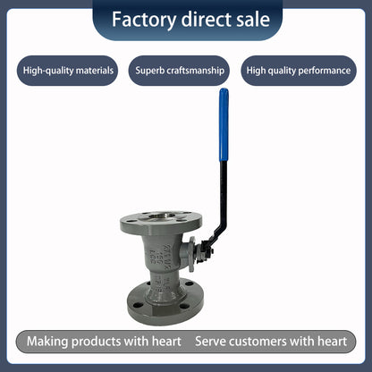qingtang One piece flanged floating ball valve311FR020R01L1HTAF（Price consulting customer service）compact design,all-in-one molding