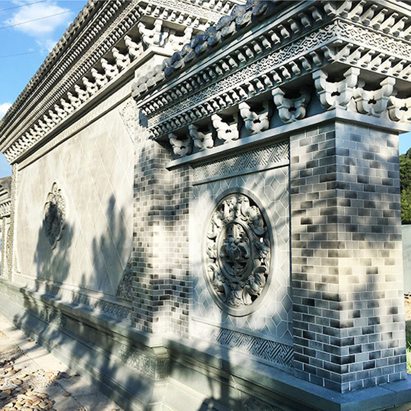 sanweiyishu  Ancient Architecture Decorative Components Antique-Style Wood Carvings & Stone Carvings Custom Dougong, QueTi & Door/Window Latticework(Please consult customer service for pricing)