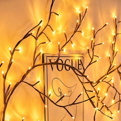yinhendengshi  LED Vine Lights（40pcs/box）Wall-mountable  High-quality performance  Can be bent at will