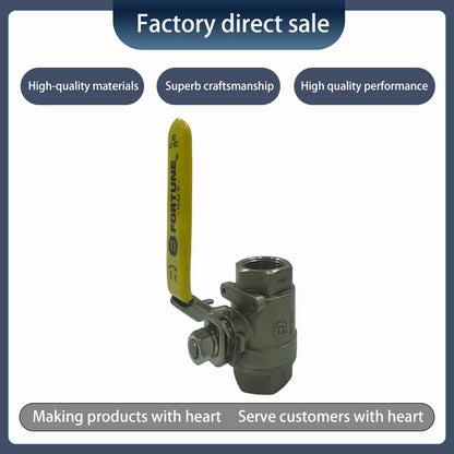 qingtang Two-piece threaded ball valve328TF010F20A1DRAF（Price consulting customer service）precision machining,Pressure and damage resistance