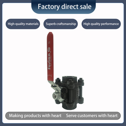 qingtang Three-piece bolted ball valve332TF010F08L1HVAF（Price consulting customer service）Easy disassembly and assembly,High pressure tolerance