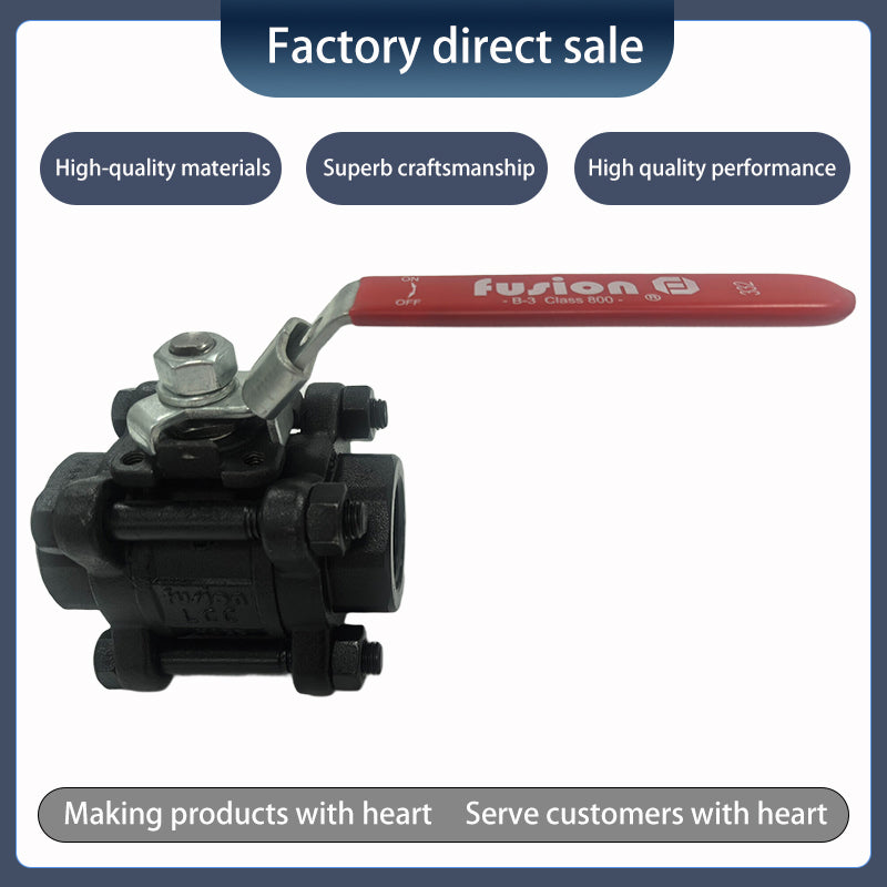qingtang Three-piece bolted ball valve332TF010F08L1HVAF（Price consulting customer service）Easy disassembly and assembly,High pressure tolerance