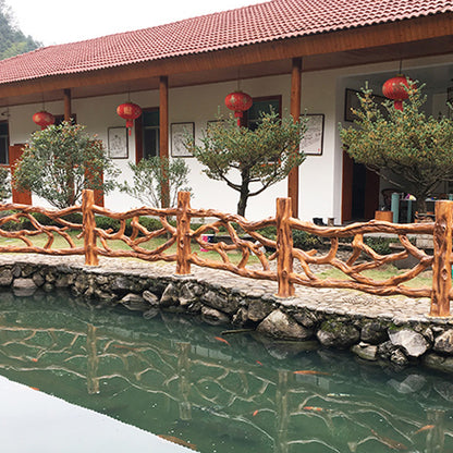 sanweiyishu Artistic Railings Wrought Iron Carved / Aluminum Alloy Customized for Indoor & Outdoor Stairs, Balconies & Courtyards(Please consult customer service for pricing)