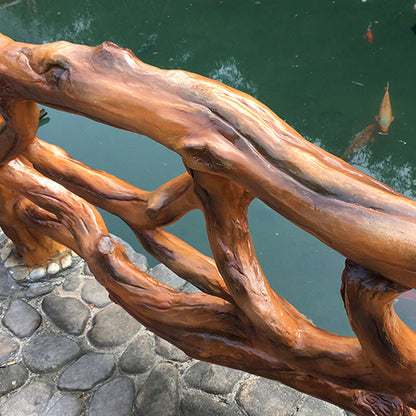 sanweiyishu Artistic Railings Wrought Iron Carved / Aluminum Alloy Customized for Indoor & Outdoor Stairs, Balconies & Courtyards(Please consult customer service for pricing)