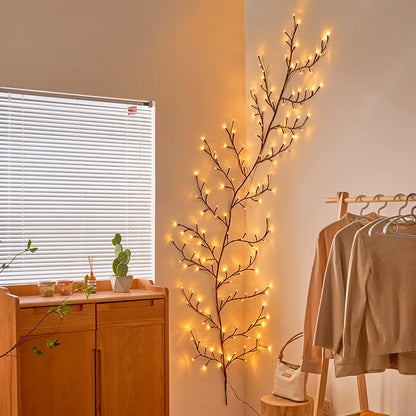 yinhendengshi  LED Vine Lights（40pcs/box）Wall-mountable  High-quality performance  Can be bent at will