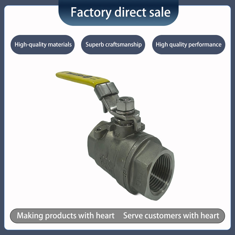qingtang Two-piece threaded ball valve328TF010F20A1DRAF（Price consulting customer service）precision machining,Pressure and damage resistance