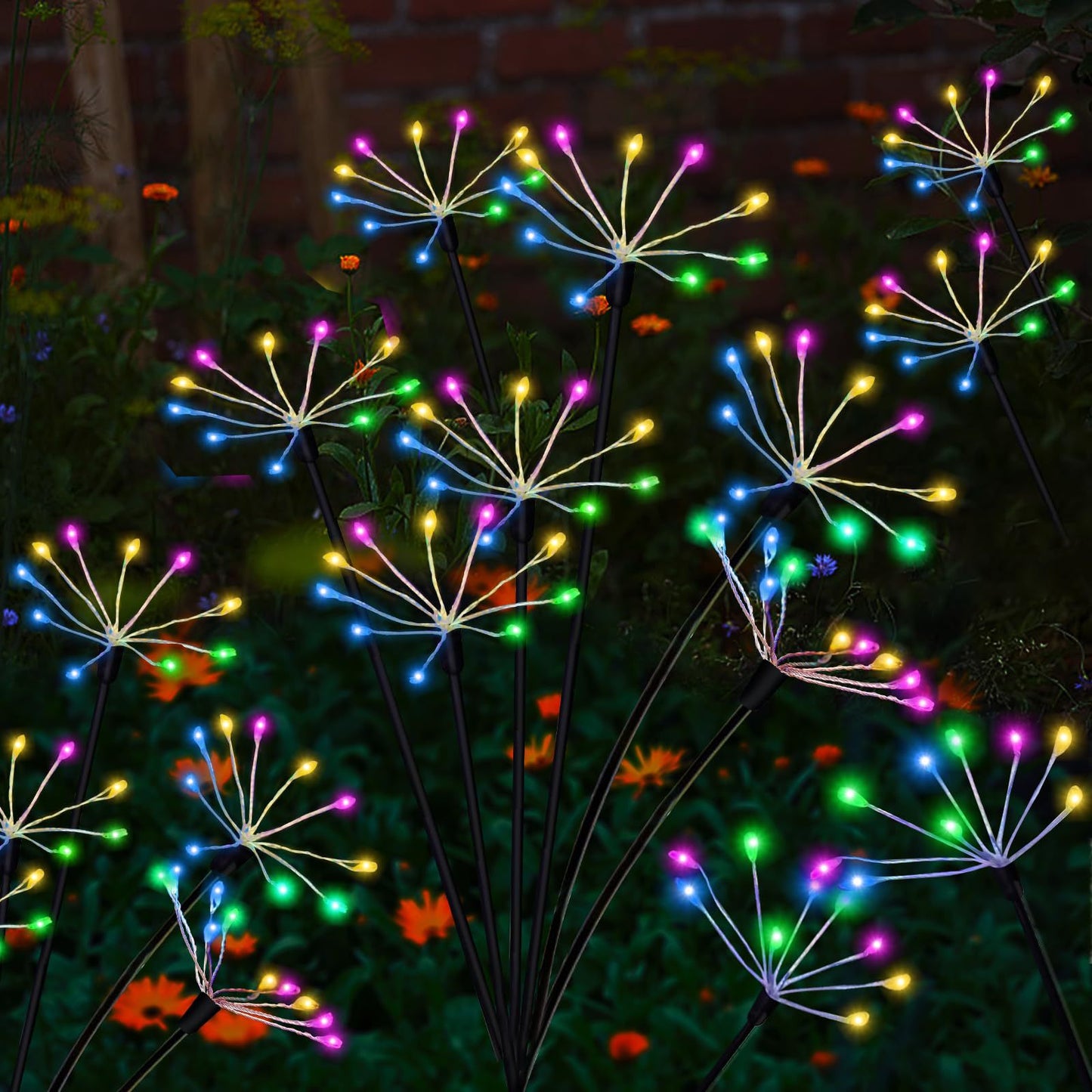 yinhendengshi Solar Ground Plug Small Fireworks Light（100pcs/box）High-quality performance Outdoor waterproof Functionality