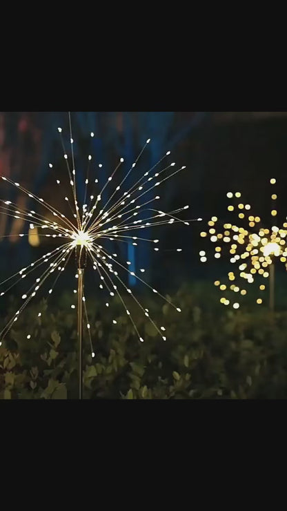 yinhendengshi Solar Ground Plug 8 Function Fireworks Light（100pcs/box） Easy to install  High quality performance   Outdoor waterproofing