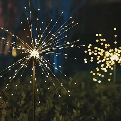 yinhendengshi Solar Ground Plug 8 Function Fireworks Light（100pcs/box） Easy to install  High quality performance   Outdoor waterproofing