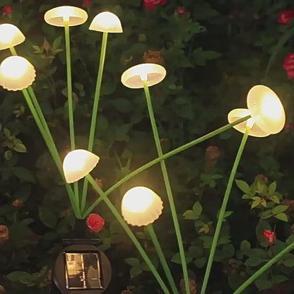 yinhendengshi Solar Ground Mushroom Light（50pcs/box）Easy to install   High quality performance  Outdoor waterproofing