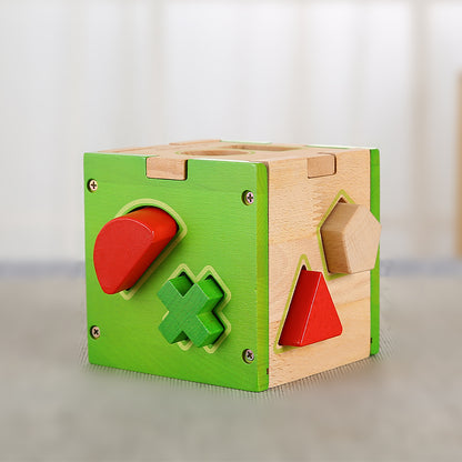 LONGSHENG Shape cognition box Baby Christmas Gift box Shape matching cognition box Pairing box