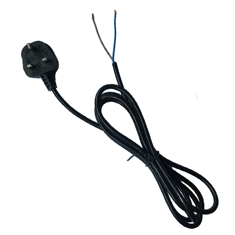 British two-core power cord