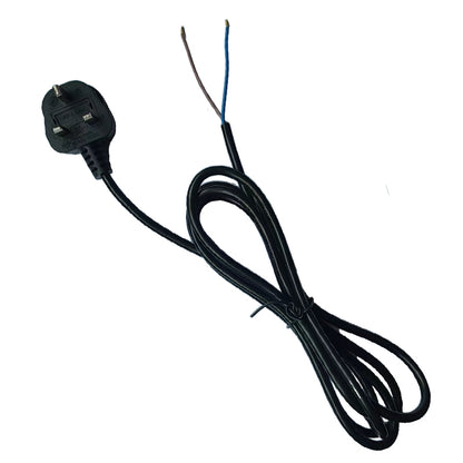 British two-core power cord