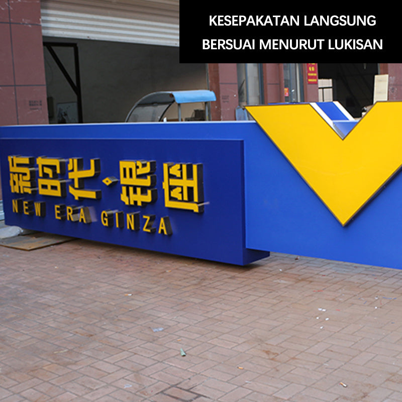 CHUANZHICHENG Large spiritual fortress guide sign, outdoor sign, parking lot sign, shopping mall guide sign