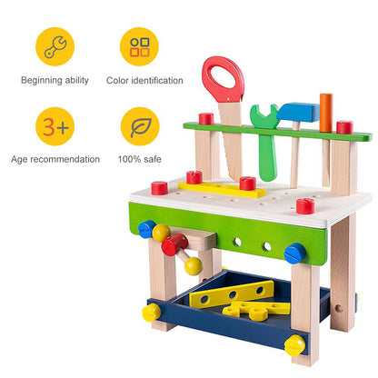 LONGSHENG Small workbench Children's intelligence diy toys Children's toy kit assembly
