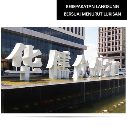 CHUANZHICHENG Stainless steel double-sided stereo characters customized 3D stereo fonts customized landing characters landscape characters slope characters luminescence