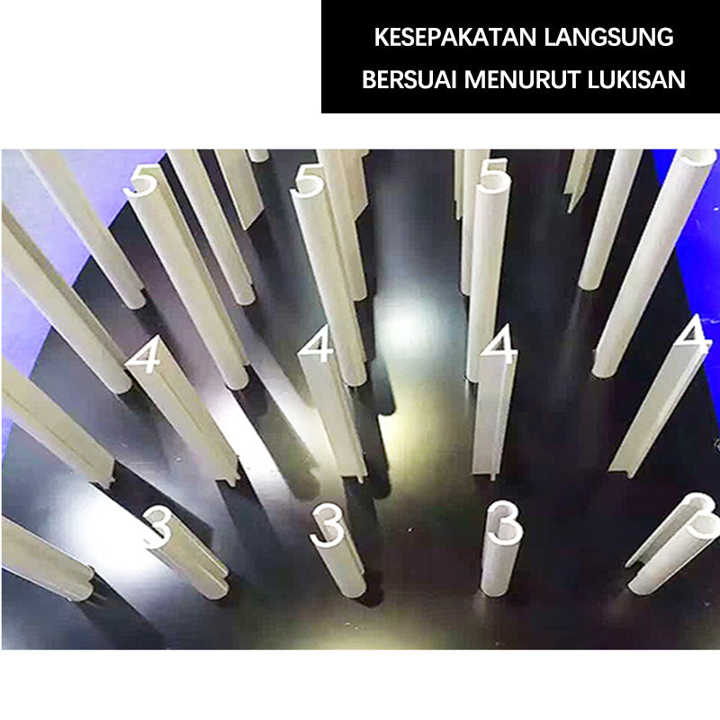 CHUANZHICHENG Outdoor stainless steel inclined slope characters three-dimensional characters floor characters landscape characters double-sided characters 3D font